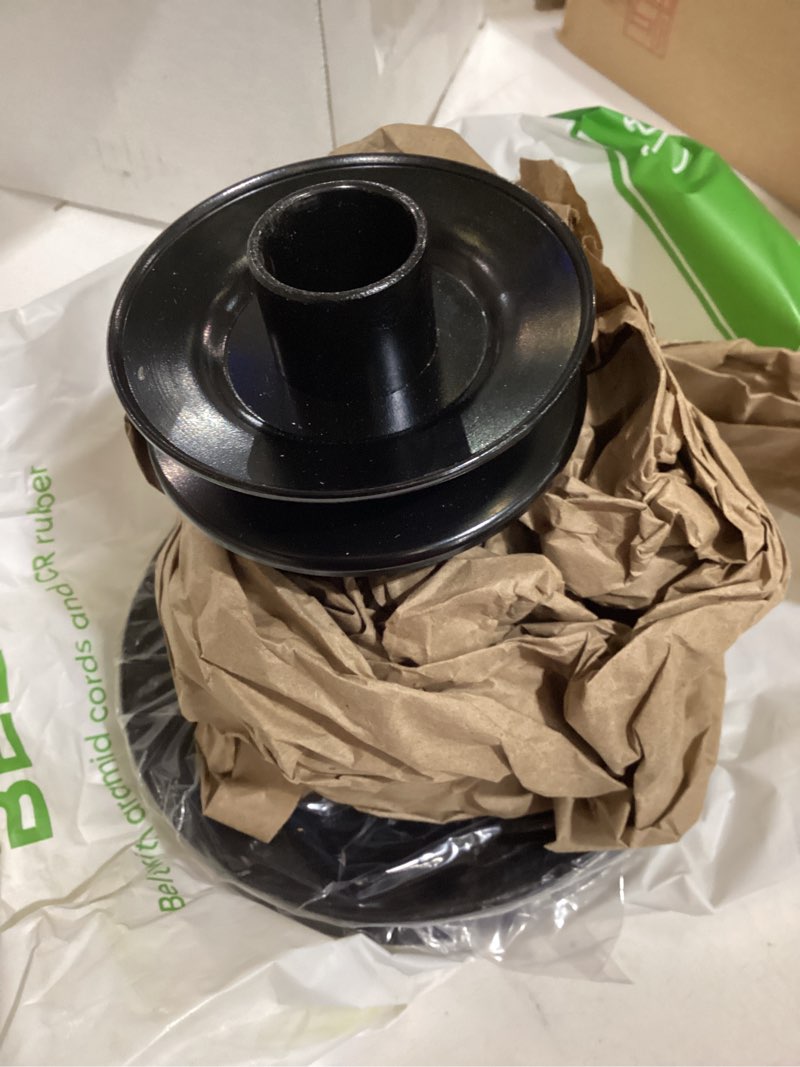 Condition photo showing As Is for spindle pulley replaces for mtd cub cadet troy bilt 756-04196a lt3800 t1000 ltx1040 tb42 tb46 horse super bronco