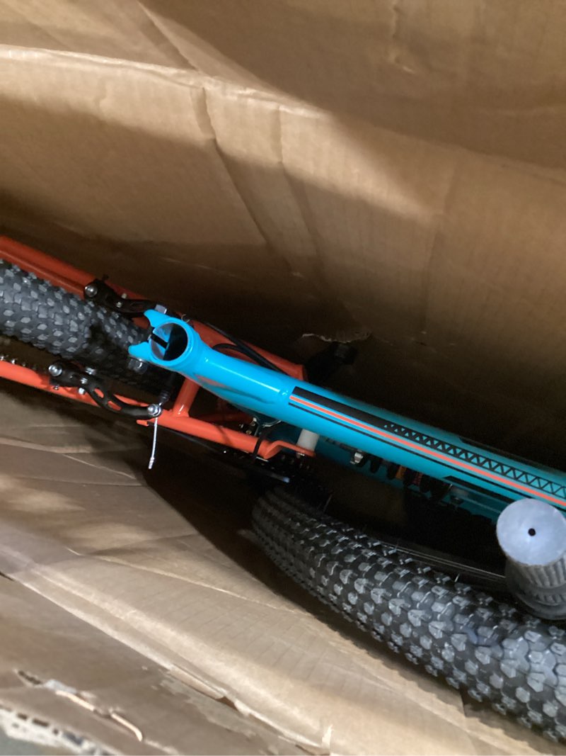 Condition photo showing Good Condition for hiland full suspension mens mountain bike, 18 speed, 26 inch wheel, dual v brake bike for men womens adult bicycle blue