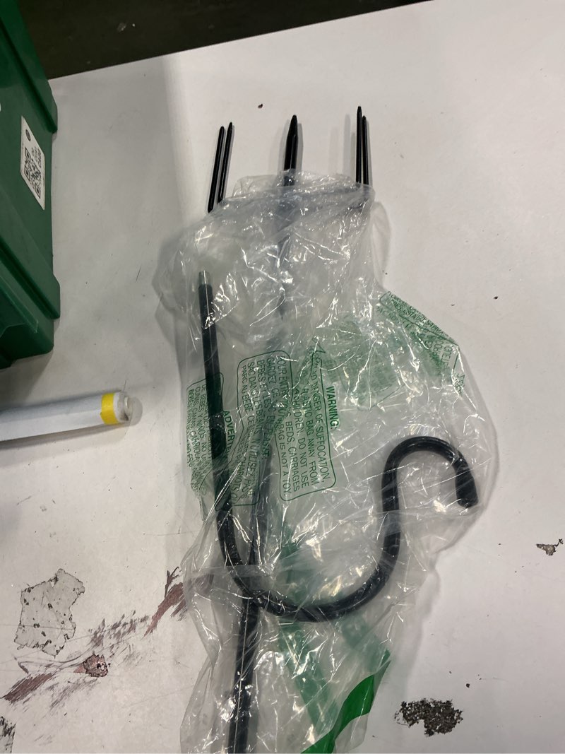 Condition photo showing Good Condition for Shepherd Hooks for Outdoor, 1 Pack 62 Inch Bird Feeder Pole with 5 Prongs Base for Hanging Lantern, Hummingbird Feeder, Lightweight Plant, Shepherds Hook for Bird Feeders for Outside 1 62 Inch