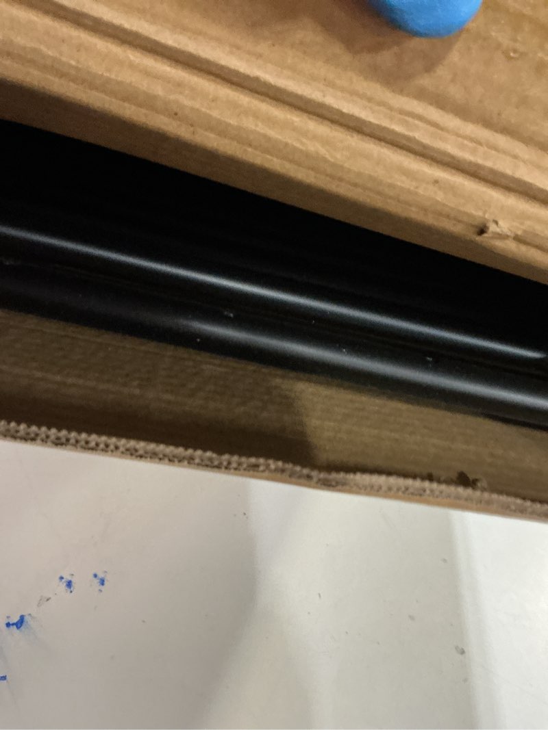 Condition photo showing Good Condition for Malier Indoor Dog Gate with Door, 26-41" Extra Wide Full Metal Pet Gate Short Dog Gate for Stairs, Pressure Mount 10'' Tall Small Puppy Low Gate Easy Step Over for Doorways Black 10''H × 26''- 41''W