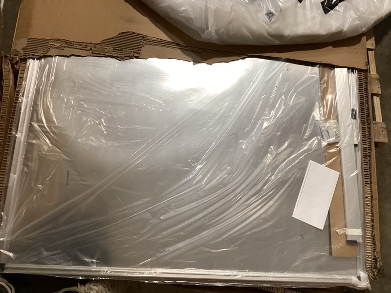 Condition photo showing Good Condition for u brands pinit magnetic dry erase board white board, 96" x 48" inches, silver aluminum frame 96"w x 48"h