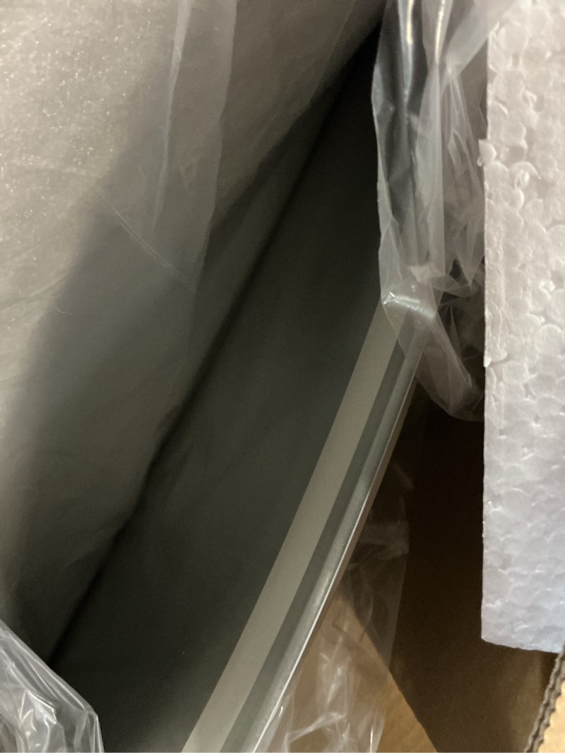 Condition photo showing New/Like New for Oval LED Bathroom Mirror 24"x36" LED Mirror with Frameless Dimmable Brightness, Anti-Fog, Lighted-Bathroom-Mirror with Front Light and Backlit, Modern Wall Mounted Lighted Mirror 36"L x 24"W