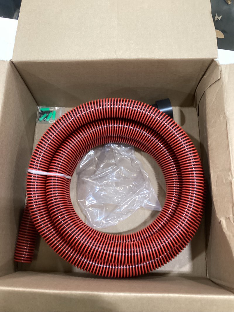 Condition photo showing As Is for 16FT Shop Vac Hose, Dust Collection Hose Kit for Home&Shop Vacuums System with 6 Adapters for Woodworking Power Tool & Sander, Compatible with festool/dewalt/bosch/ryobi/makita, etc Most Multi-Brands