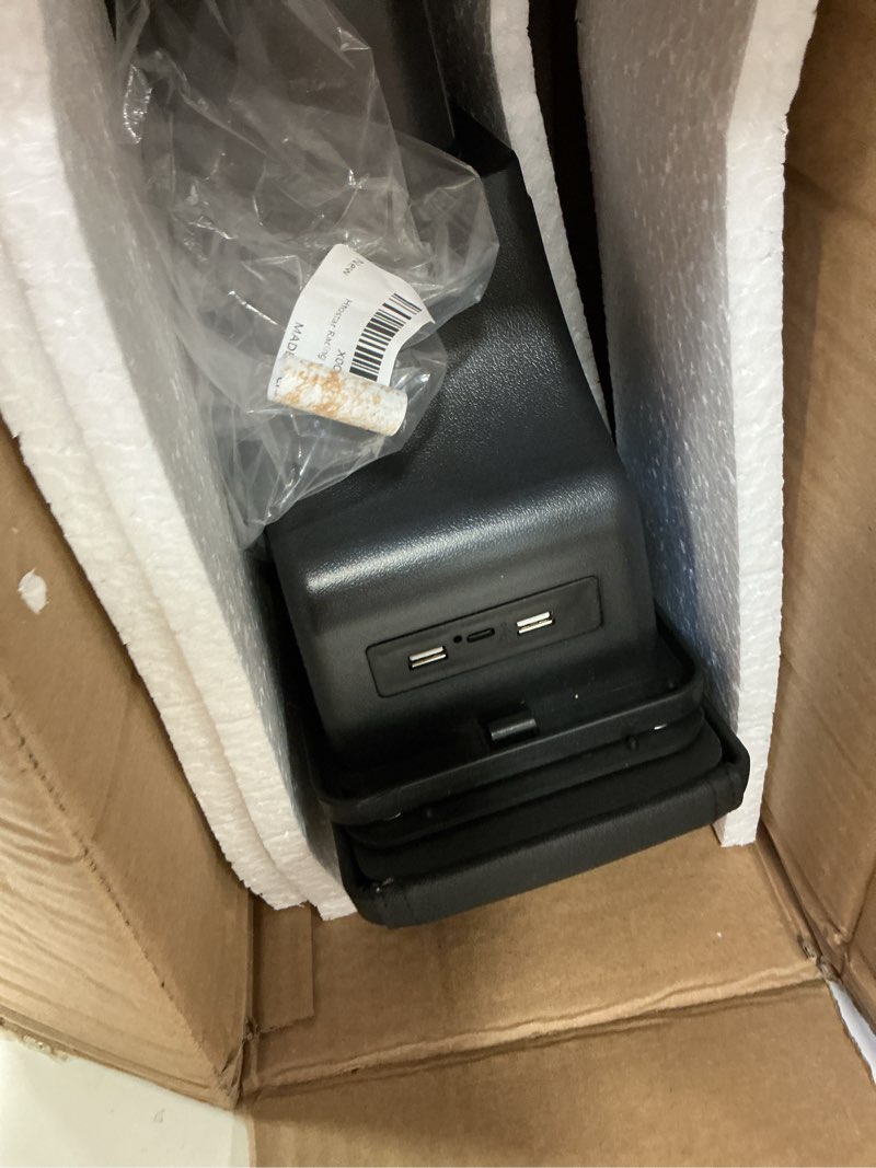 Condition photo showing As Is for Consoles Armrest Compatible with Honda Fit Jazz 2009-2013 Center Console Box with USB Charge Armrest Box Accessories Black