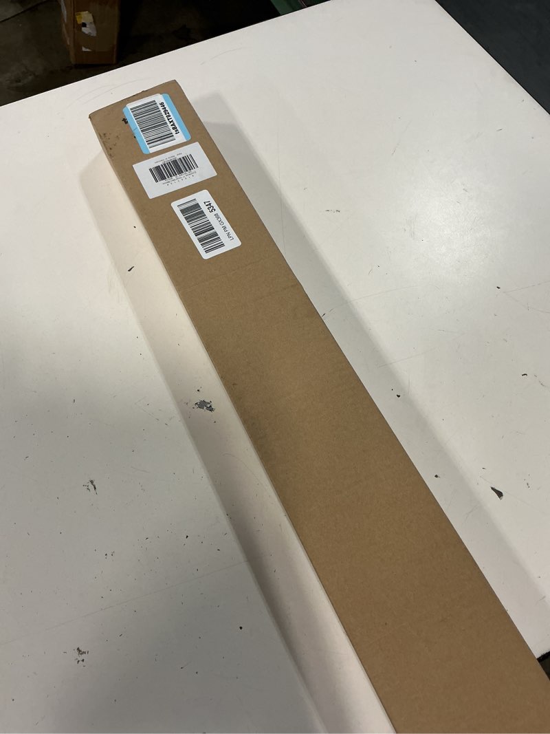 Condition photo showing New/Like New for lazblinds cordless white 1" room darkening vinyl mini blinds, 36" w x 64" h horizontal window blinds for home, cordless shades for indoor windows white 36"w x 64"h