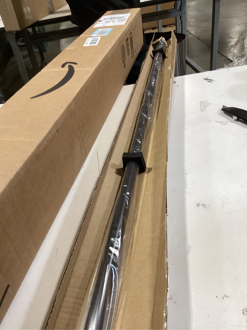 Condition photo showing Good Condition for Amazer Spring Tension Shower Curtain Rod, 54-90 Inches Rust-Resistance Tension Curtain Rod Bathroom Rod, Adjustable Shower Curtain Rod No Drill, Bronze 54-90 Inches Bronze
