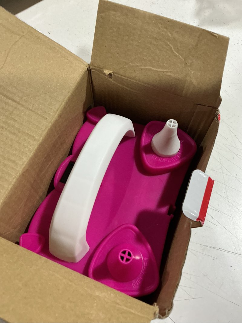Condition photo showing Good Condition for electric balloon pump for party decorations – portable inflator, auto shutoff, balloon air pump dual nozzle rose red 110v 600w hot red