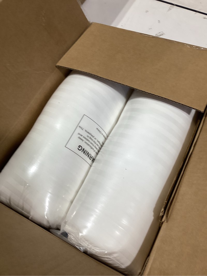 Condition photo showing New/Like New for Beckham Hotel Collection Bed Pillows Standard/Queen Size Set of 2 - Original Soft Down Alternative Pillow for Sleeping - Soft Support for Back, Stomach or Side Sleepers Queen / Standard White