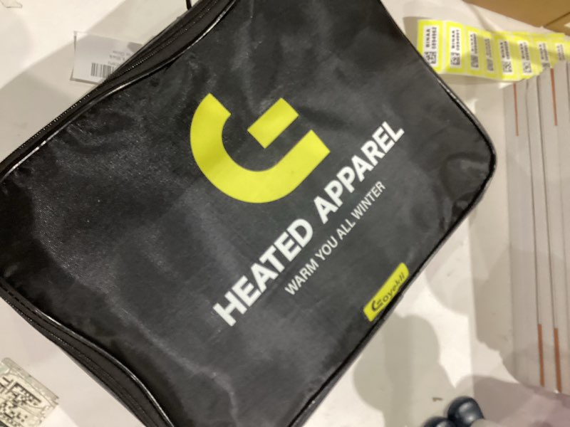 Condition photo showing item condition for Heated Jacket, 12V 20000mAh Battery, Waterproof Outdoor Rain Jacket with Hood Medium Black