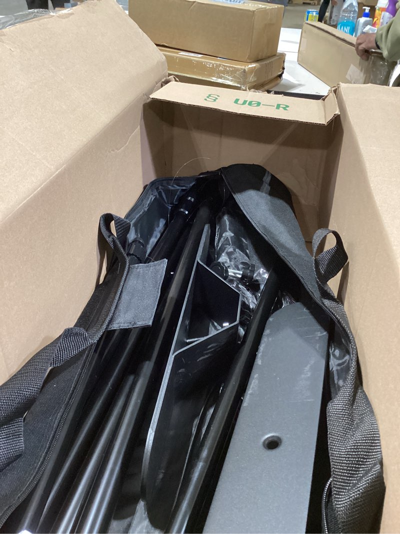 Condition photo showing Good Condition for similar to emart backdrop stand 10x7ft(wxh) photo studio adjustable background stand support kit with 2 crossbars, 8 clamps, 2 sandbags and carry bag for parties, events decoration, wedding, photography 10x7ft black
