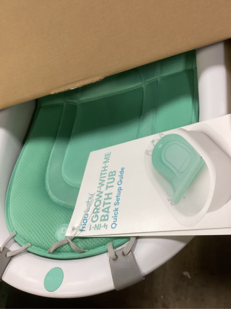 Condition photo showing Good Condition for Frida Baby 4-in-1 Grow-with-Me Baby Bathtub, Baby Tub for Newborns to Toddler with Removable Bath Seat & Backrest for Bath Support in Tub