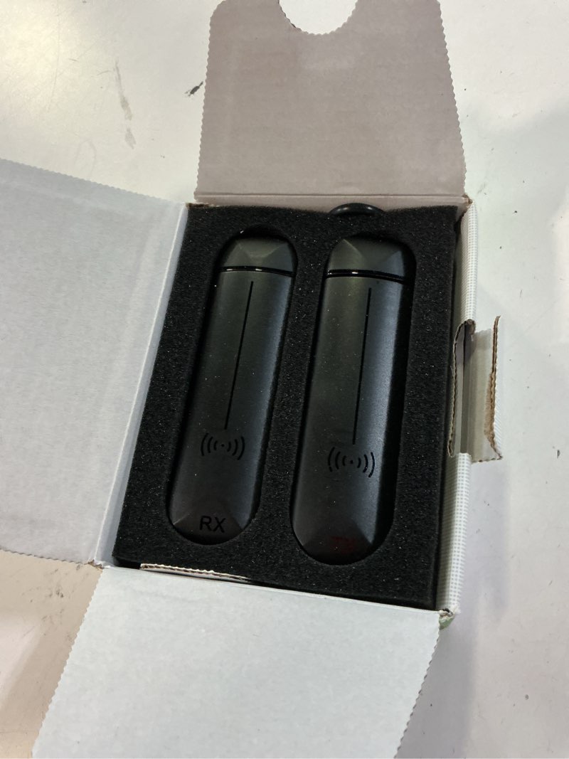 Condition photo showing Good Condition for wireless hdmi transmitter and receiver, 328ft/100m,plug & play,5g+2.4g,4k decode 1080p output,portable wireless hdmi extender kit for game,meeting,home theater, streaming to monitor from laptop/tv box black