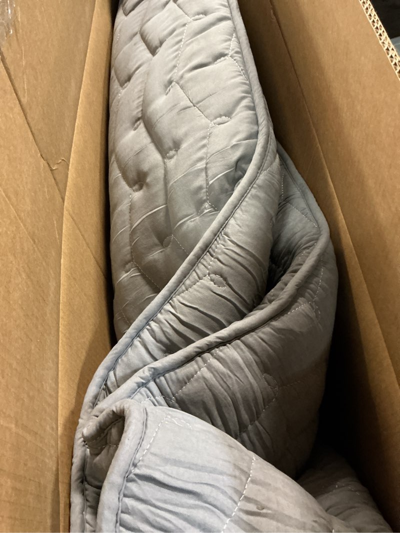 Condition photo showing As Is for Premium Foam Japanese Futon Floor Mattress Queen Size 60"x 80",100% High Density Foam Comfortable Floor Mattress,3.2" Thicken Foldable Sleeping Pad,Dormitory Tatami Mat,for Adult and Kids(Gray) Dark Gray Queen( 80 x 60 )