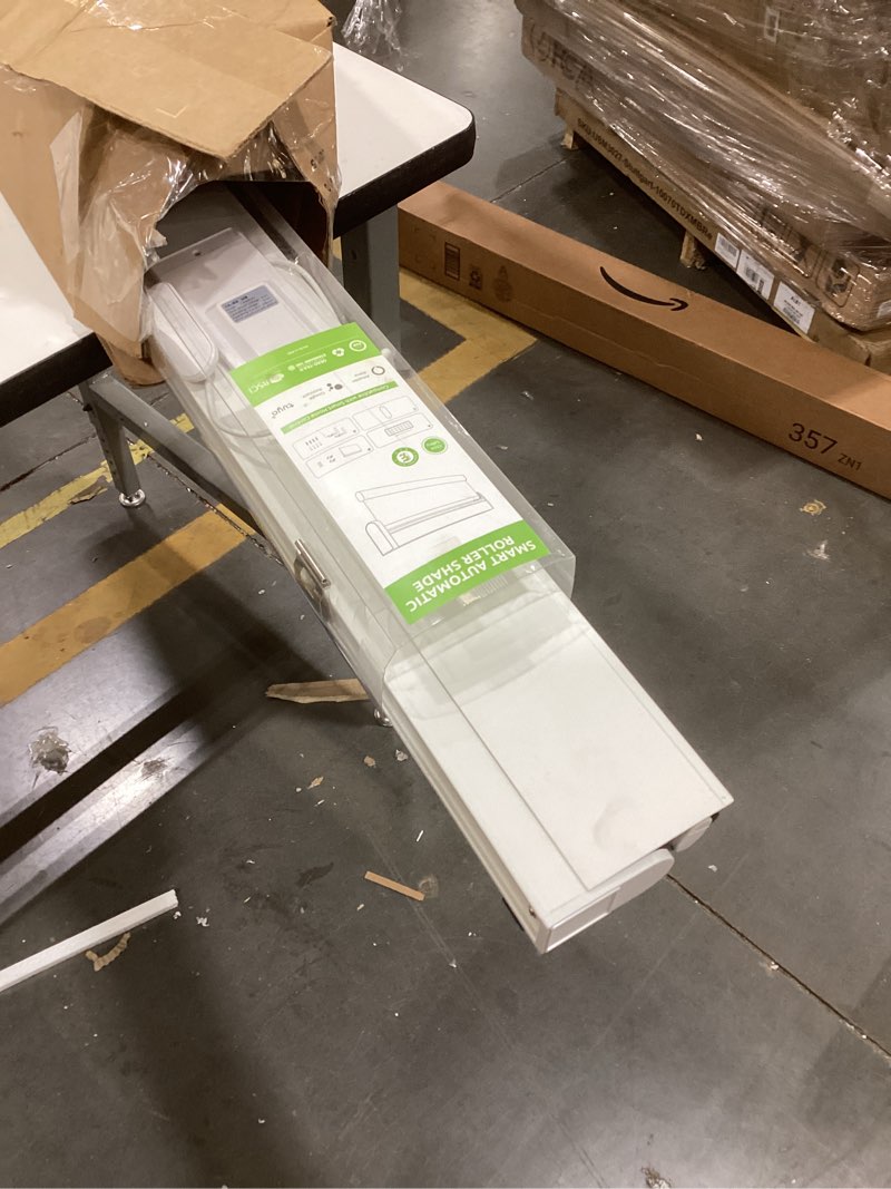 denfoon motorized blinds with remote control, custom blackout smart blinds [with cover],electric blinds with complimentary solar panel, cordless automatic roller shades for windows (grey?50"w x 72"h) b-grey (solar panels charging) 50"w x 72"h