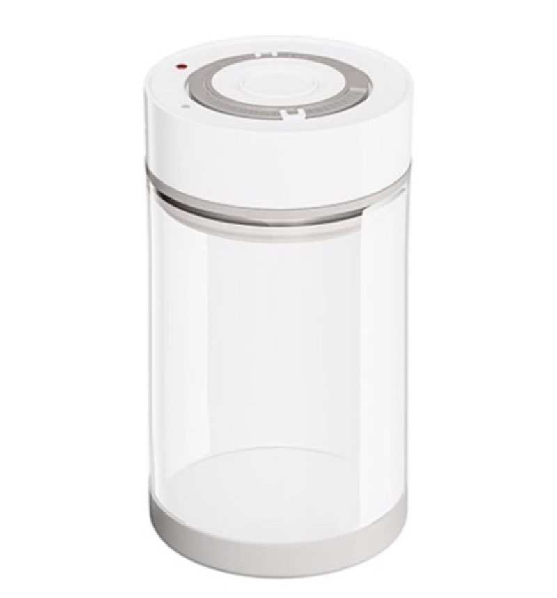 XISAOK Automatic Vacuum Sealer Practical Food Storage Container Convenient Glass Sealed for Household and Office Use