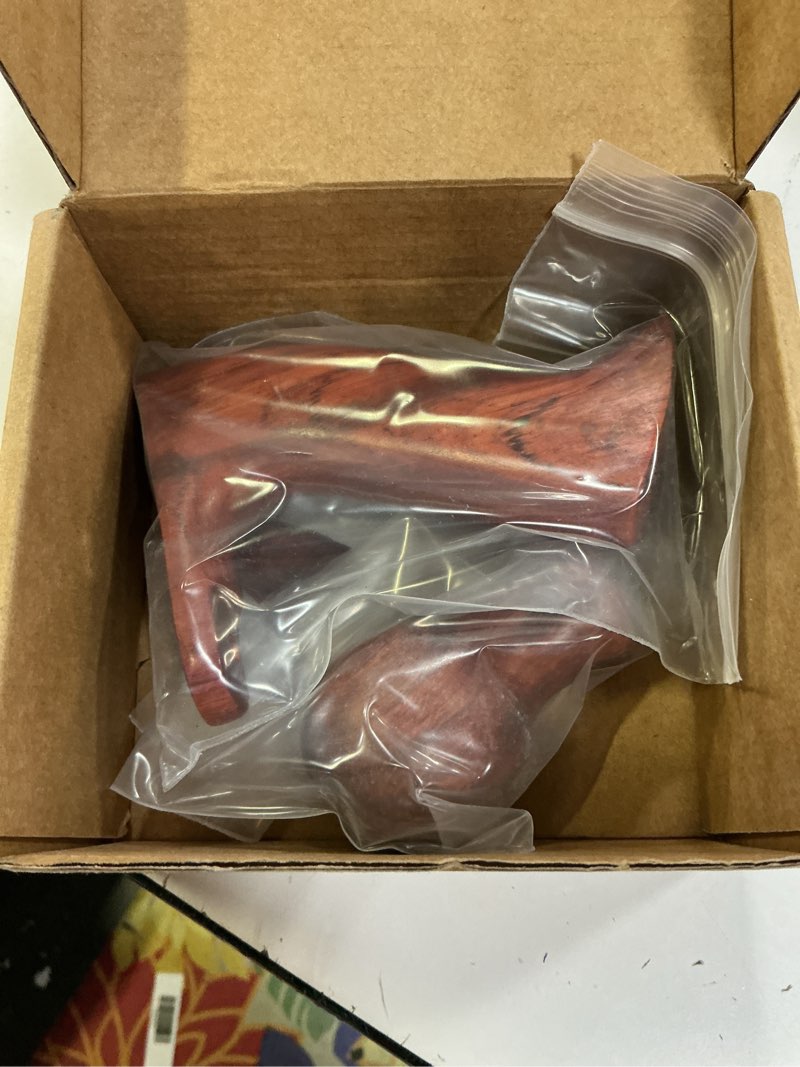 Condition photo showing As Is for rosewood tall knob and tote handle set for stanley no. 4-1/2, 5, 6 & 7 planes – premium solid rosewood replacement – handcrafted for durability