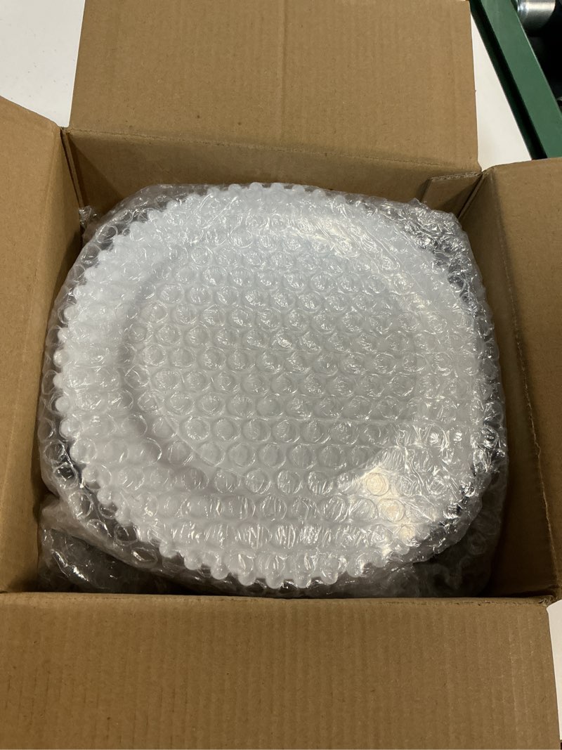 Condition photo showing New/Like New for 72 pcs party plates dessert plate, 7 inch white plastic plate disposable | heavy duty,fancy white cake disposable plastic plate, for party, wedding, bridal showers gift