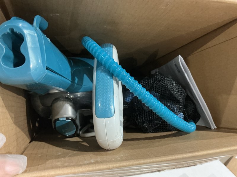 Condition photo showing As Is for black+decker steam mop and portable steamer, 5-in-1, corded (hsmc1321) 5-in-1 steam mop