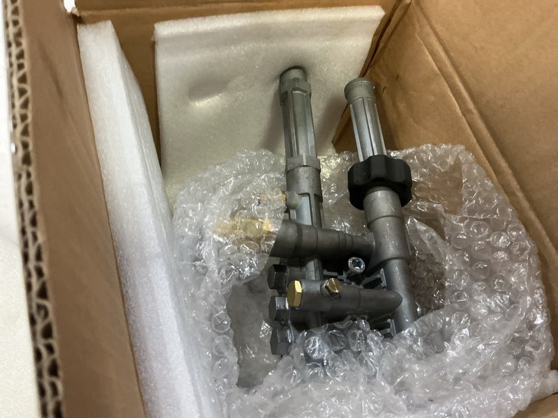 Condition photo showing Good Condition for rmw22g24-ez vertical 7/8" shaft power 2400 psi 2.2 gpm ar high pressure washer pump with easy start valve thermal relief valve triplex plunger pump, aluminum
