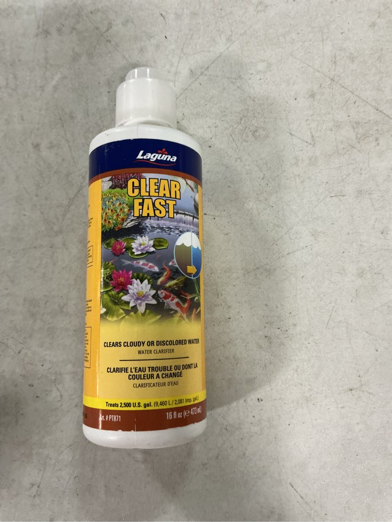 Condition photo showing New/Like New for Laguna Clear Fast Pond Water Clarifier - 16 Ounces (B0028GY94W)