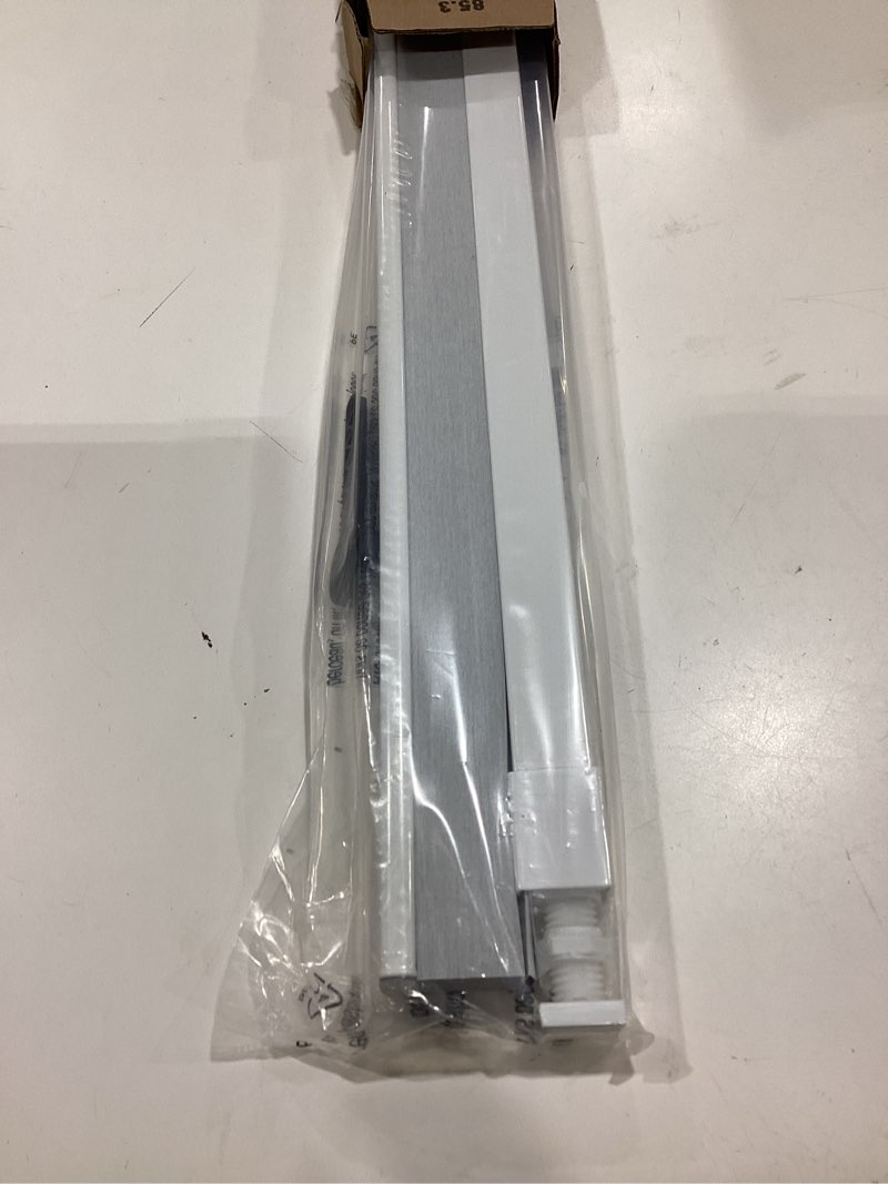 Condition photo showing Good Condition for lazblinds cordless cellular shades, no tools no drill blackout honeycomb shades pleated blinds for windows, 34'' w x 48'' h, silver white blackout-silver white 34'' w x 48'' h