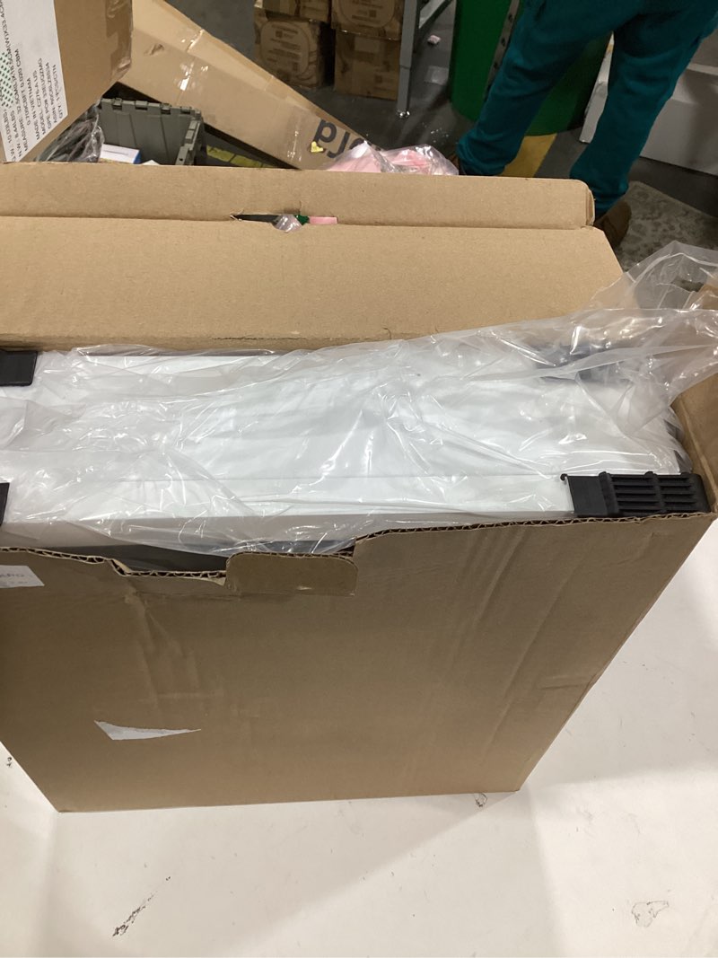 Condition photo showing New/Like New for TJ.MOREE 5-Tier Sunglasses Organizer Storage Wall Mounted: 13 x 15 inches Eyewear Display Case Rustic Wood Eyeglasses Holder Large Glasses Storage Box, White