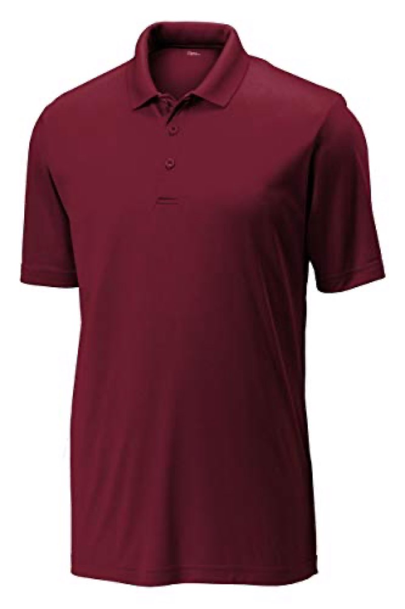 Opna Mens Dry-Fit Golf Polo Shirts marron size L