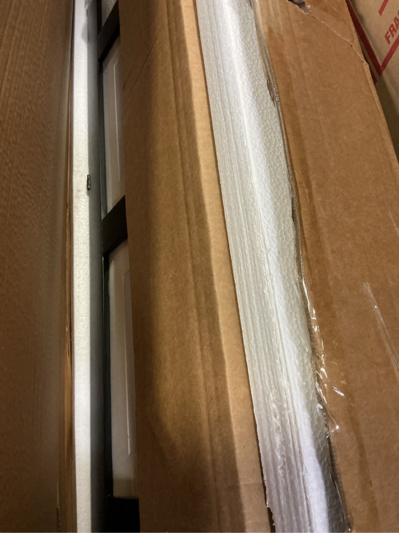 Condition photo showing Good Condition for SZQINJI 3 Panel Photo Room Divider Screen, Solid Wood Divider for Room Separation for 8x10 Picture Frame Without Mat for 5x7 Photo with Mat, Black