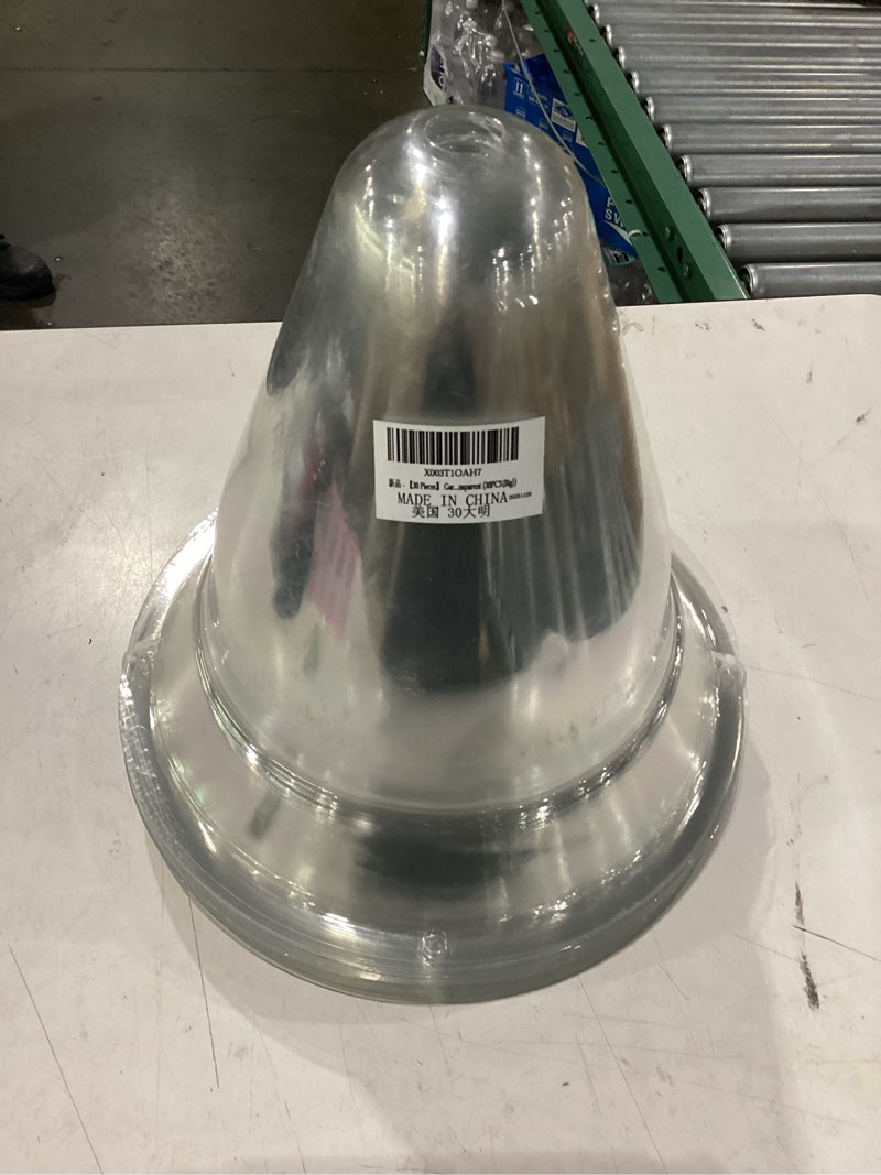 Condition photo showing New/Like New for ?30 pieces? garden cloches for plants, large plant covers plant protectors clear bell jar cloches to protect plants from birds, slugs, frost, freeze weather, 10.6" d x 9.5" h, transparent (30pcs(big)) large 30 pieces