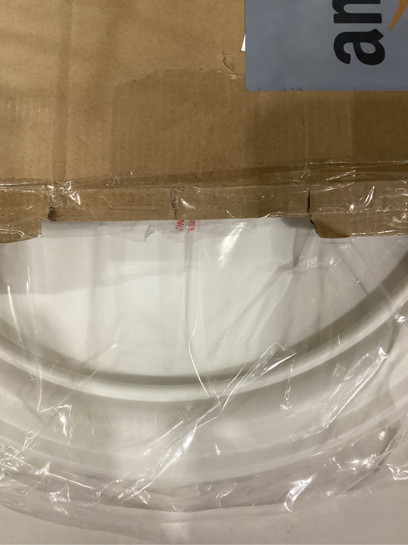 Condition photo showing New/Like New for Molded Nylon Ceiling Medallion for Light Fixtures and Ceiling Fans 16"OD x 4"ID x 3/4"P (Fits Canopies up to 12-3/8") White White-16