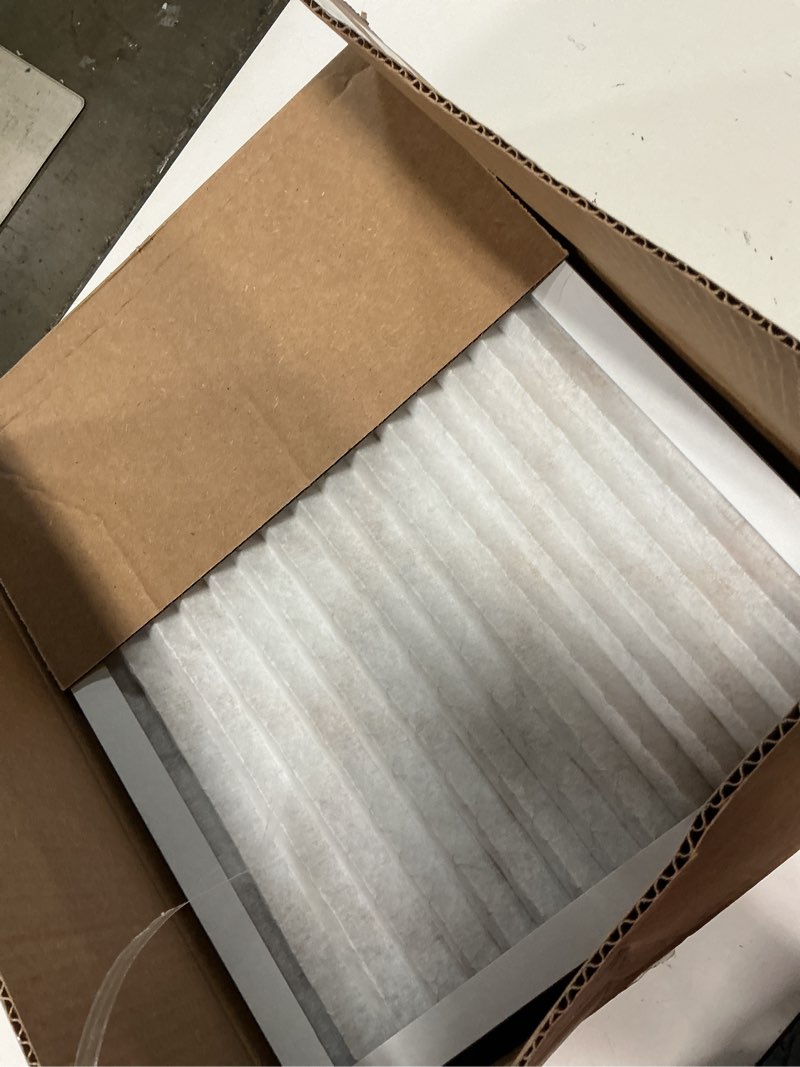 Condition photo showing New/Like New for amazon basics 16x20x1 air filter 6-pack, merv 8 ac furnace filters, allergy control, removes dust, lint and pollen, electrostatic (actual size: 15.75" x 19.75" x 0.75")