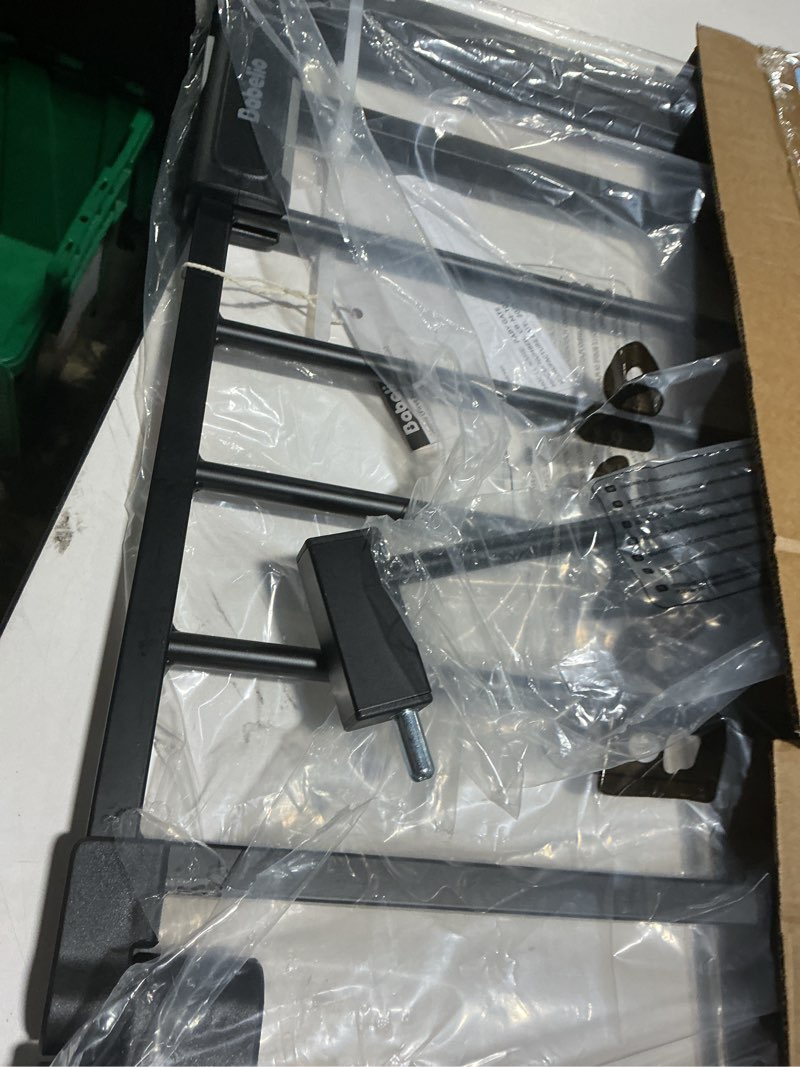 Condition photo showing Good Condition for babelio baby gate for doorways and stairs, 31-36" pet gate with wide walk thru door and lock indicator, no drill pressure mounted safety gate with double lock and self-closing, black black 31-36"w, 30"h