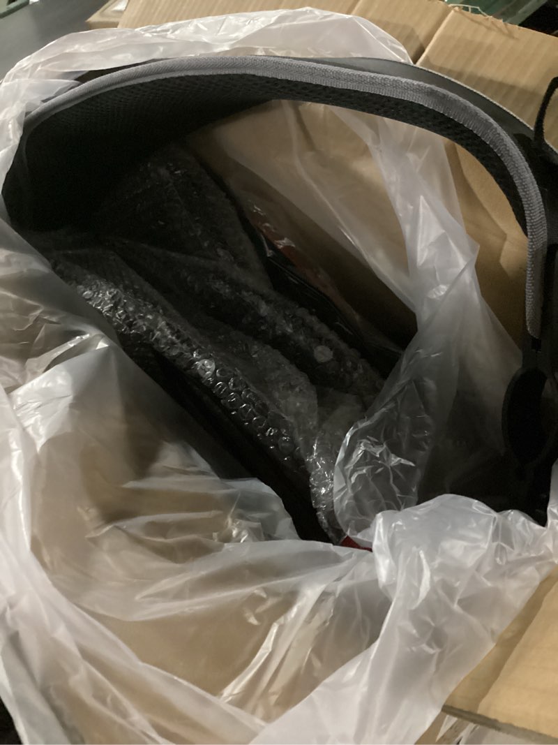 Condition photo showing New/Like New for Rollator Walker for Seniors with Seat, Lightweight & Foldable, 8" All-Terrain Wheels, 18" Big Seat, 6-Level Adjustable Height Rolling Walker, 350 lb Capacity, Burgundy