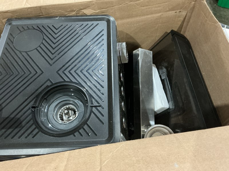 Condition photo showing As Is for (2026 upgrade) espresso machine with grinder, expresso coffee machines with built-in anti-clog coffee grinder/milk steam wand/frother, expresso machines for home perfect cappuccino & latte-gloss black