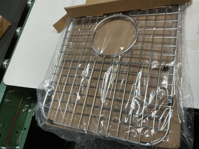 Condition photo showing Good Condition for Serene Valley Sink Bottom Grid 21" x 12-7/8", Centered Drain with Corner Radius 2", SVM2113C