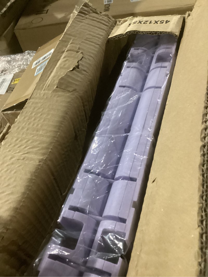 Condition photo showing New/Like New for pilates board-pilates reformer set 6 in 1 multifunctional abdominal pilates board for home workout equipment, foldable pilates portable reformer machine, ab board trainer for women purple