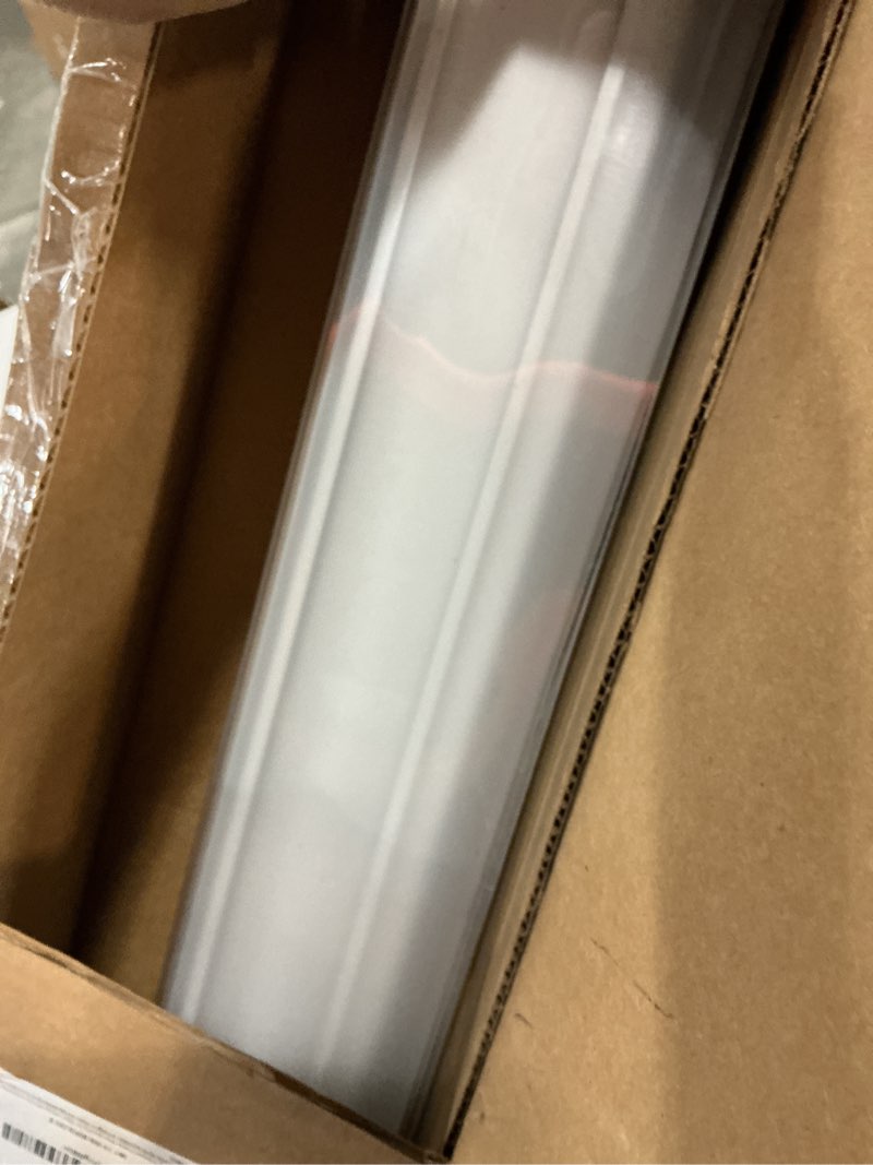 Condition photo showing Good Condition for aosky cordless zebra blinds for windows pull down roller window shades dual layer light filtering privacy for day and night, free-stop door shades for home easy to install (61" w x 72" h, white) 61"w x 72"h white