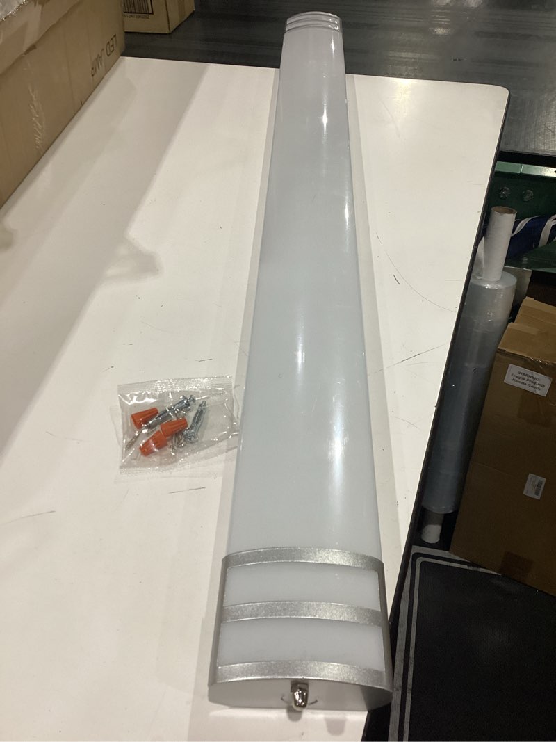 Condition photo showing New/Like New for antlux 4ft led flush mount puff lights, 40w 4500lm, 4000k neutral white, 48 inch linear led kitchen ceiling lighting fixtures for laundry, craft room, fluorescent light replacement 4000k 40w