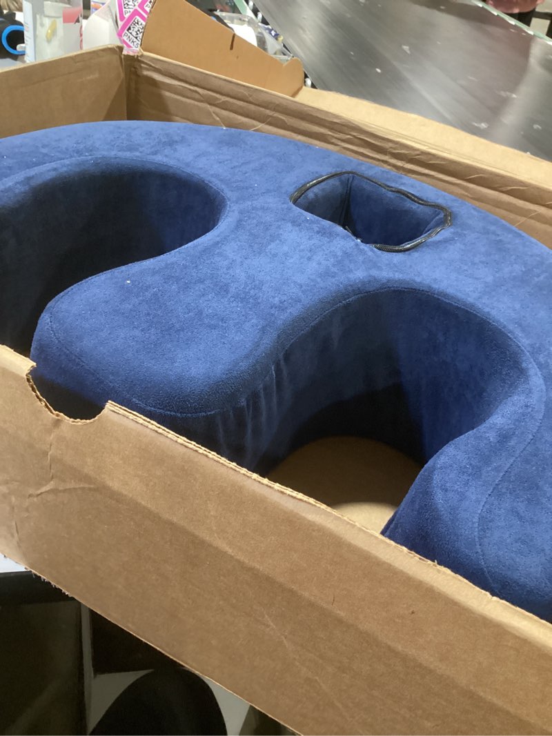 Condition photo showing Good Condition for mabozoo patient turning device with handle hole, u-shaped velvet turning pillow bedridden nursing pillow, helping the elderly turn over pillow for the elderly, paralyzed, disabled, bedridden patient