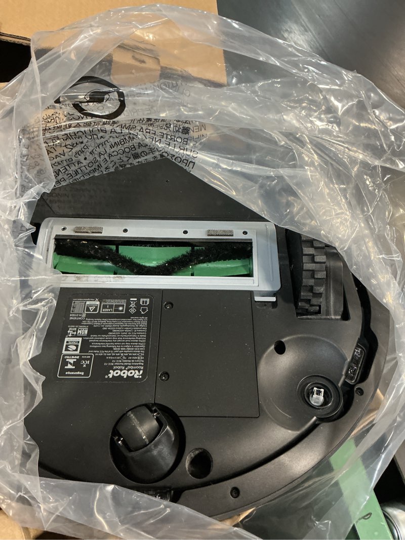 Condition photo showing As Is for iRobot Roomba 105 Vac Robot Vacuum - Easy to use, Intense Power-Lifting Suction, LiDAR Navigation, Multi-Surface Cleaning, Cleans in Neat Rows, Self-Charging