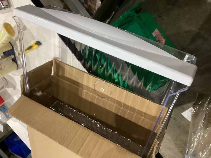 Condition photo showing New/Like New for WR71X38331 Refrigerator Pan Snack Asm Compatible with GE Kenmore Hotpoint Replace WR32X10525 WR32X26244 Bin Snack Assembly Compatible with GSS25GSKBCSS GSS25QSTBSS XSS25GSHRCSS GSS25WGTGWW