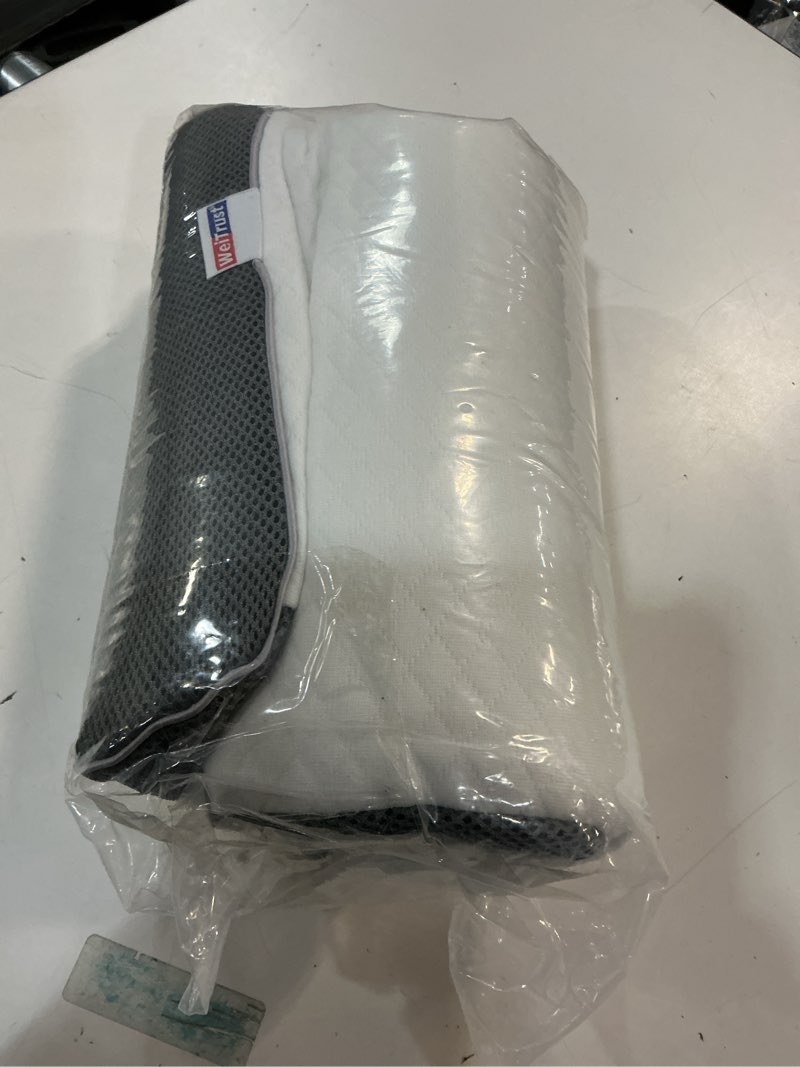 Condition photo showing New/Like New for WeiTrust Sleep Apnea Pillow with Neck Pain & Snoring Relief -Orthopedic Cervical Pillow, Ergonomic Contour Memory Foam for Side, Back,Stomach Sleepers, Medium Firm Support (Normal) Normal 19.69 Inches