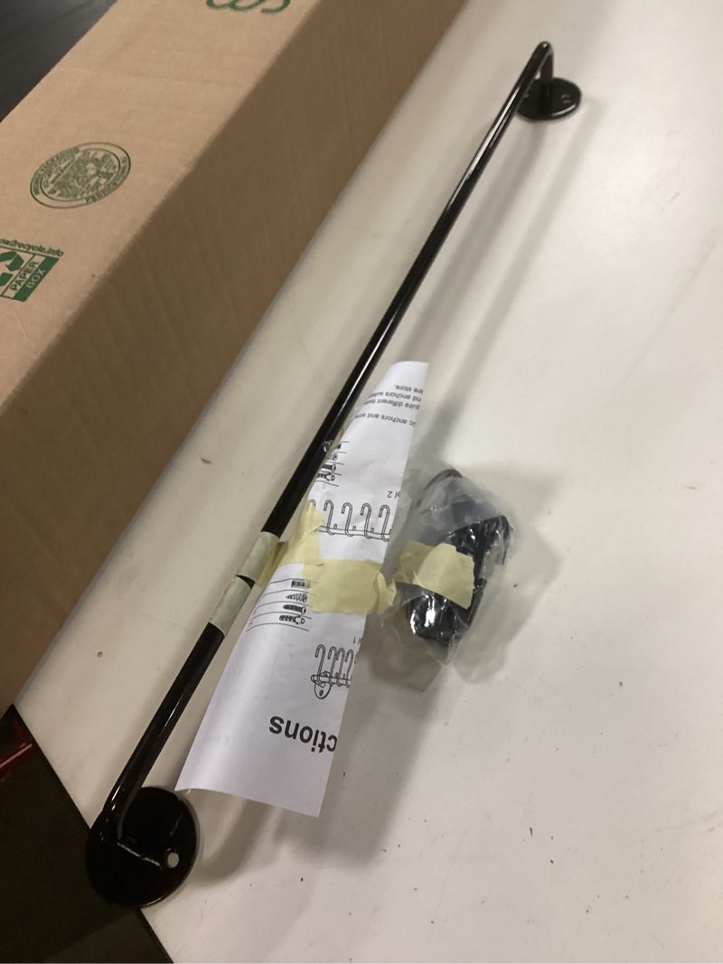 Condition photo showing Good Condition for Wallniture 24" Gourmet Kitchen Rail for with 10 S Hooks for Hanging Utensils, Pot Pan Lid Rack Stora