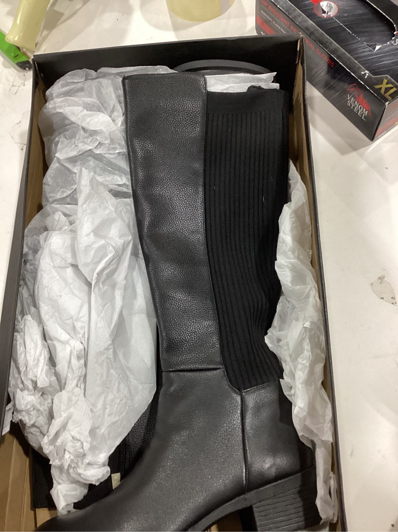 Condition photo showing Good Condition for Kenneth Cole New York womens Levon Boot 9.5 Black Leather