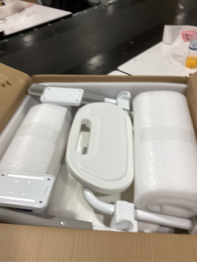 Condition photo showing New/Like New for NEWTRY 18” Folding Shower Seat Wall Mounted, 330lb Fold Down Shower Seat with Armrests & Back, Foldable Shower Chair for Home Care Seniors Disabled, Padded Seat and Back, for Bathroom Inside Shower