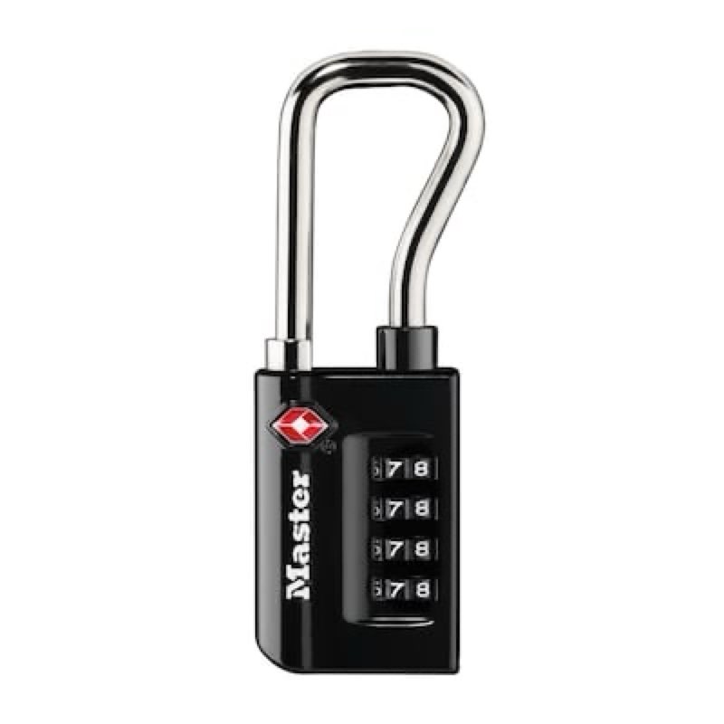 Master Lock Resettable Combination Padlock, 1-5/16-in Wide x 2-in Shackle, TSA Accepted