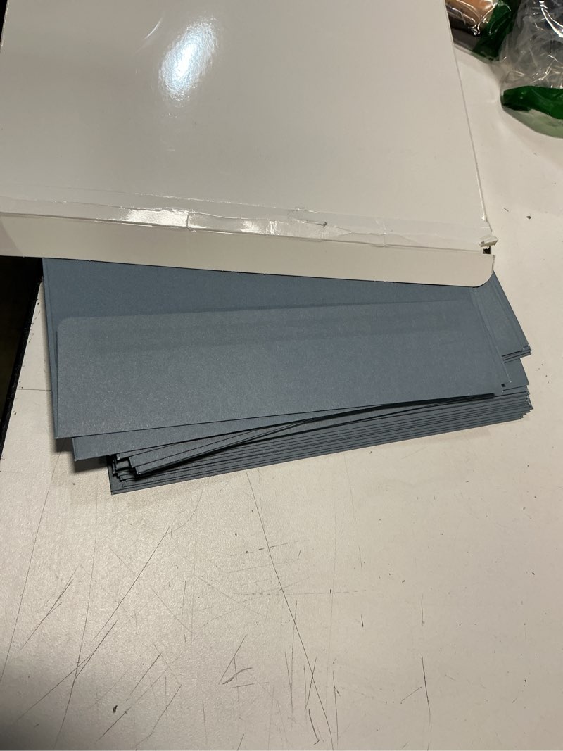 Condition photo showing Good Condition for Ctosree 50 Pcs Dusty Blue Invitation Envelopes Peel Stick Seal 120 GSM Heavyweight Blue Invitation Envelopes for Greeting Cards Wedding Birthday (A7,5.25 x 7.25 Inch) A7, 5.25 x 7.25 Inch 50