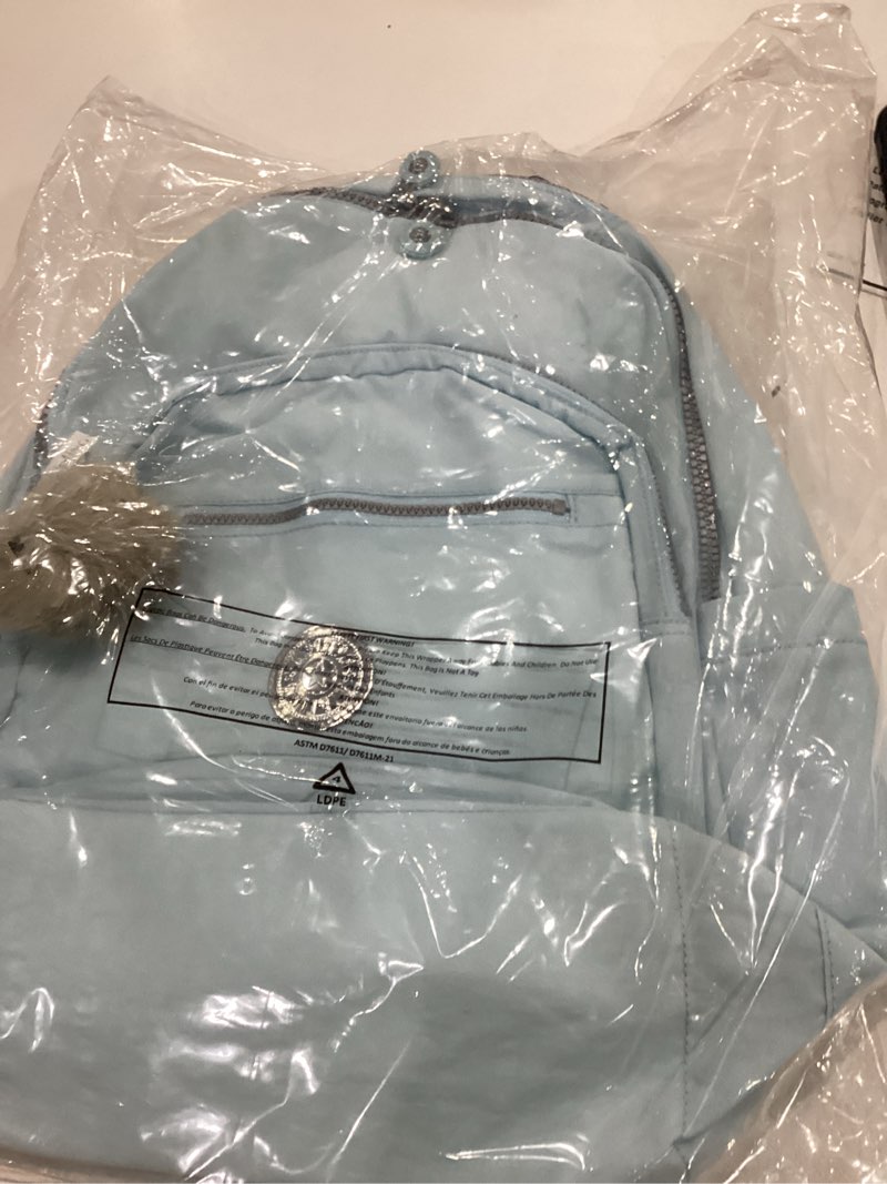Condition photo showing Good Condition for kipling seoul extra large 17" laptop backpack bridal blue