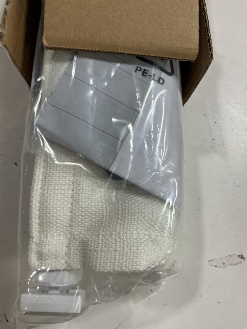 Condition photo showing New/Like New for lazblinds no drill roman shades for windows, cordless light filtering window shades with uv protection, polyester fabric for bedroom & living room, 20" w x 64" h, off white light filtering - off white 20"w x 64"h