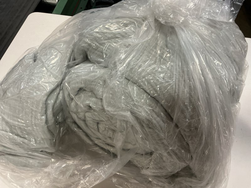 Condition photo showing Good Condition for organic cotton gauze duvet cover set, full/queen, mist